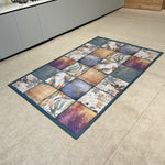 1.5x2.25 Leather Texture Outdoor Trip Rug