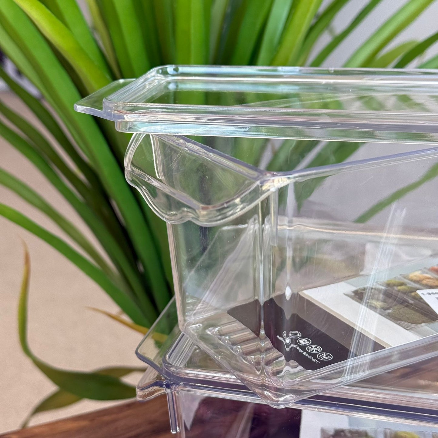 2-Sized Acrylic Storage Boxes With Lids