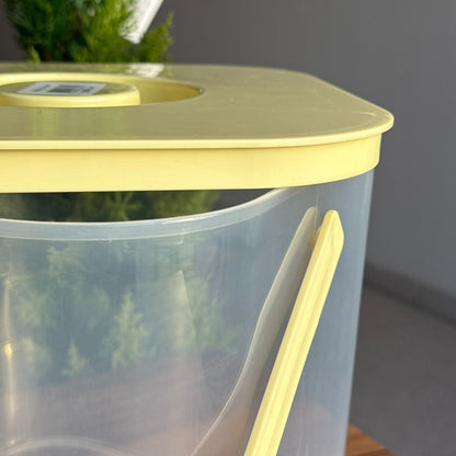 Multi-Purpose Storage Container with Measuring Cup