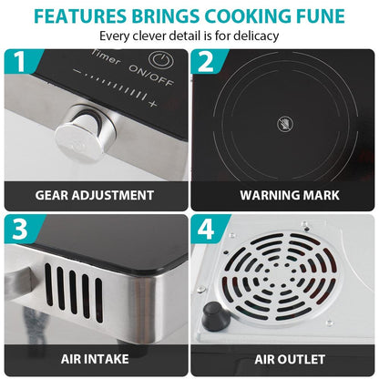 Electric Ceramic Stove Hot Plate/ Single Burner