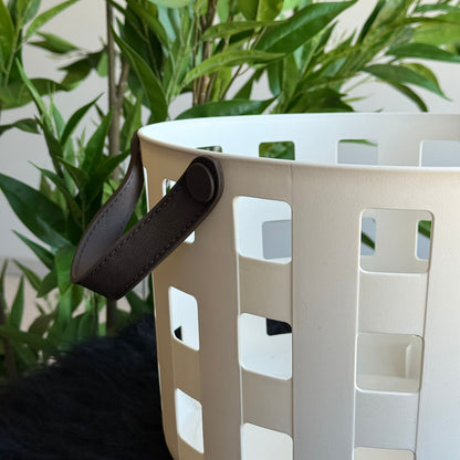 Multi-Purpose Round Storage Baskets With Handles