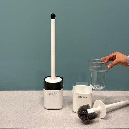 Toilet Cleaning Brush with Removable Holder Cup