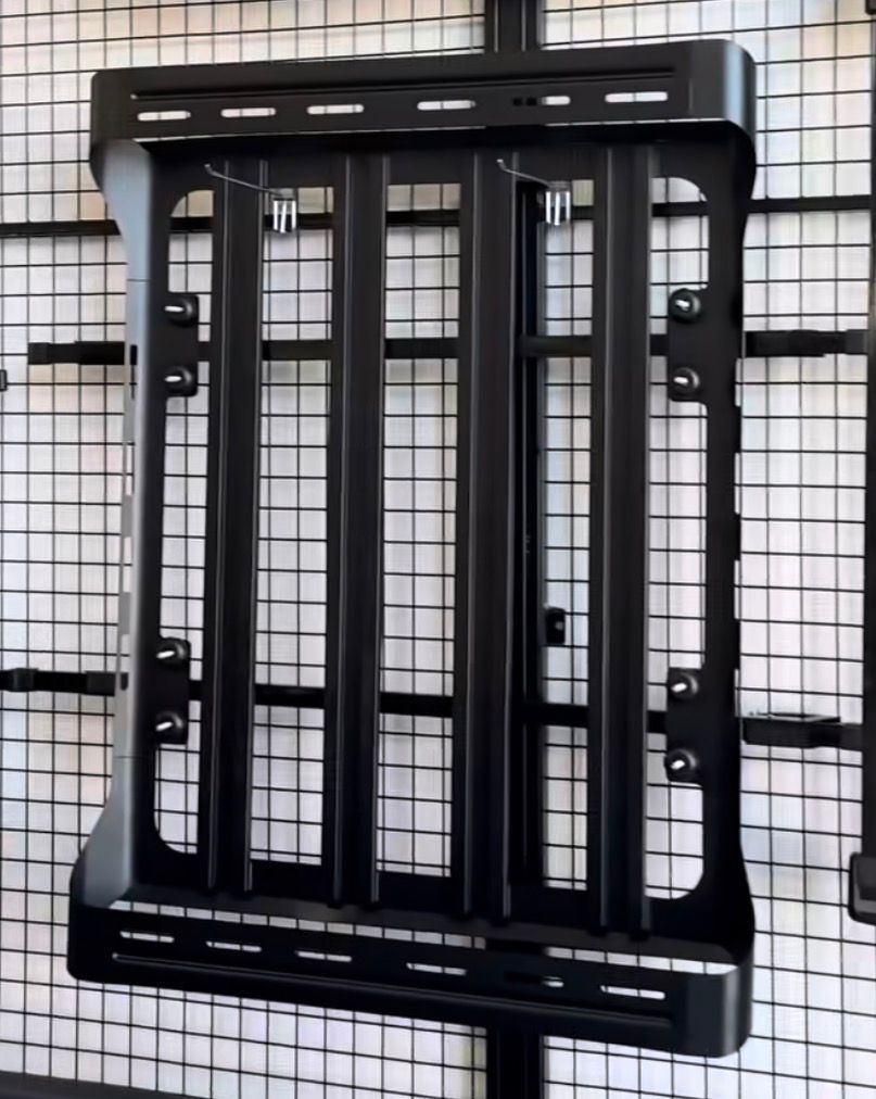 Aluminum Universal Car Roof Rack – Heavy-Duty Cargo Carrier - Full Set - Black