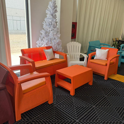 مجموعة جلوس الحديقة الحديثة