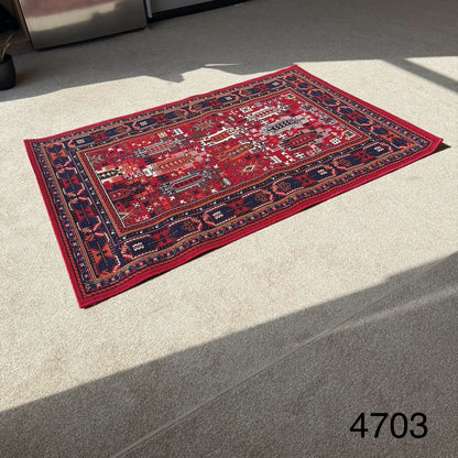 سجاد داخلي متعدد الألوان مقاس 1 × 1.5 م