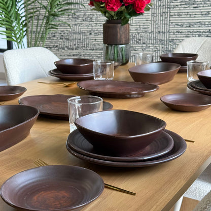 Modern Elegant Melamine Dinnerware Plate Set