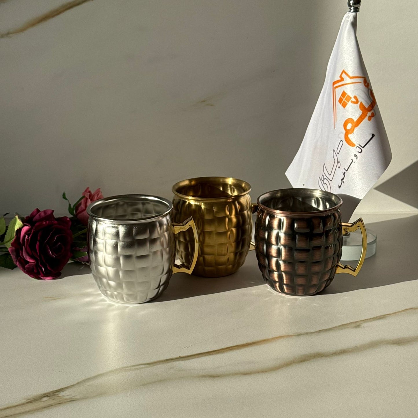 کوپی شیکی ستیل - زێڕی /زیوی /بڕۆنزی