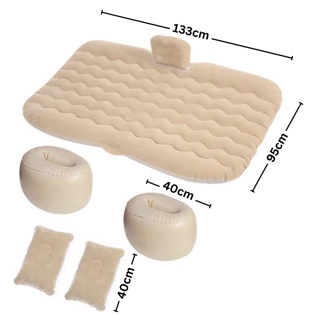 3Pcs - Inflatable Portable Car Air Mattress