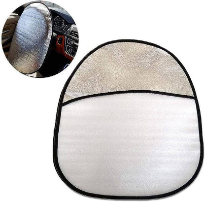Aluminum Car Steering Wheel Sun Visor