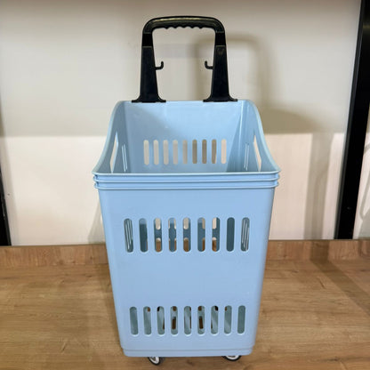 Shopping Trolley Basket On Wheels