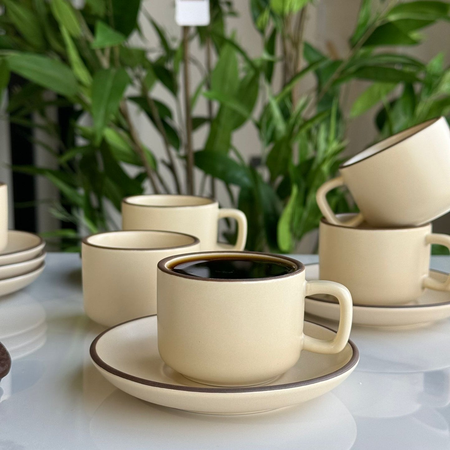Elegant Luxury Coffee Cup & Saucer Set