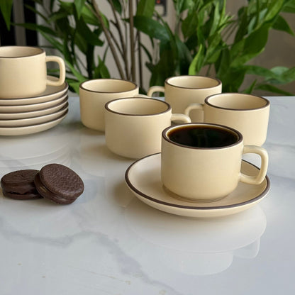 Elegant Luxury Coffee Cup & Saucer Set