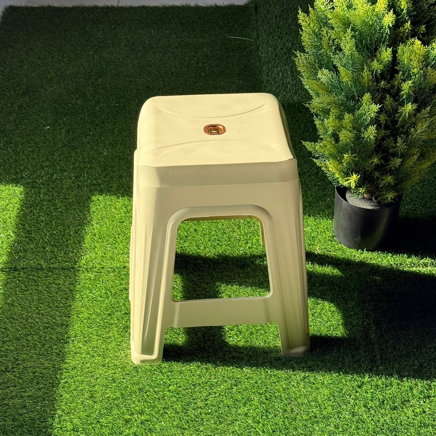 Durable Square Plastic Stool