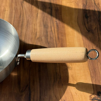 Luxury Frying Pan With Wooden Handle