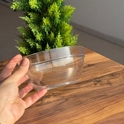 Clear Multi-Size Round Serving & Storage Bowls