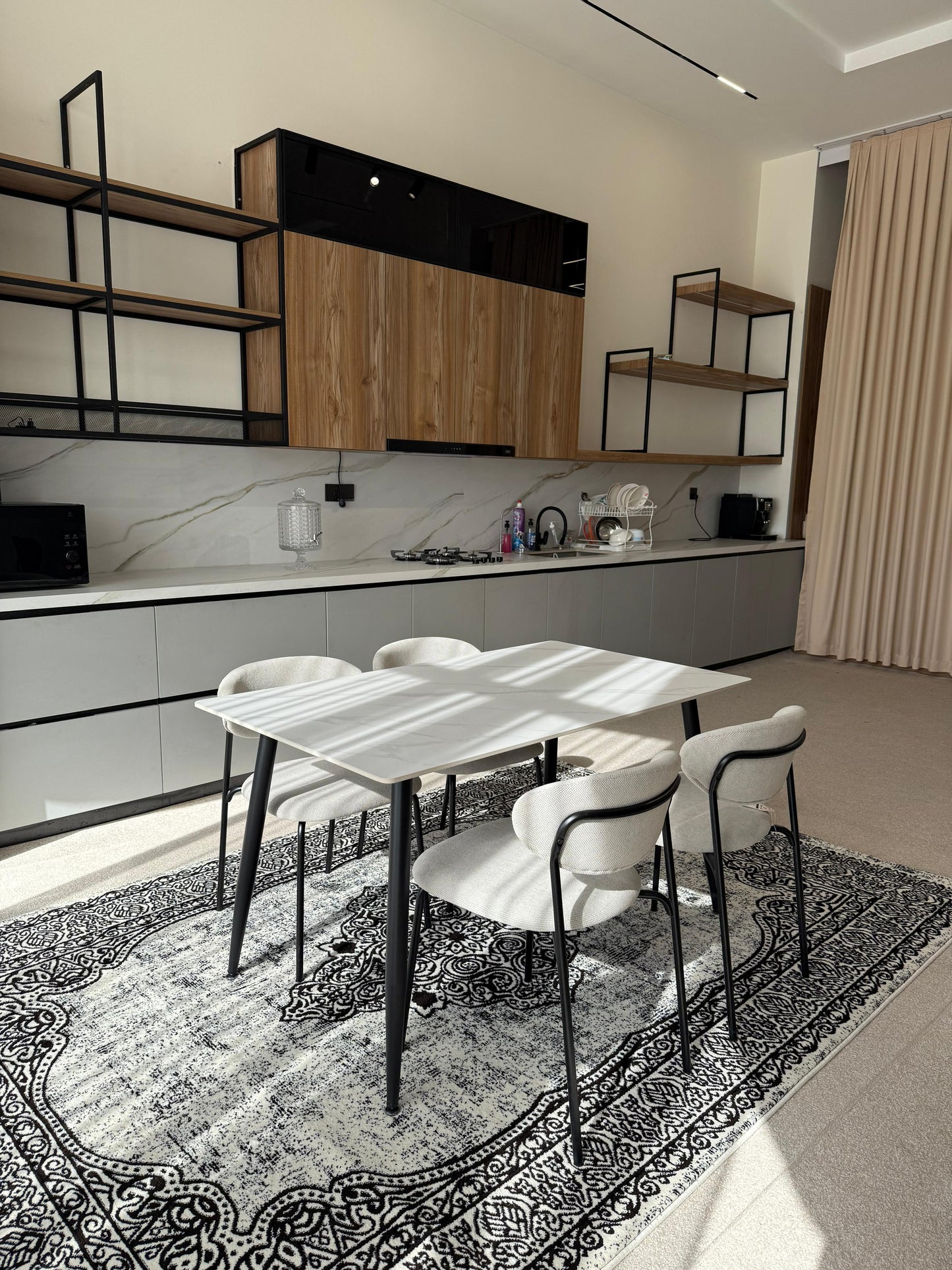 Dany Table and Luca Chairs Dining Set