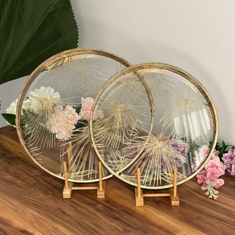 Round Luxury Serving Trays