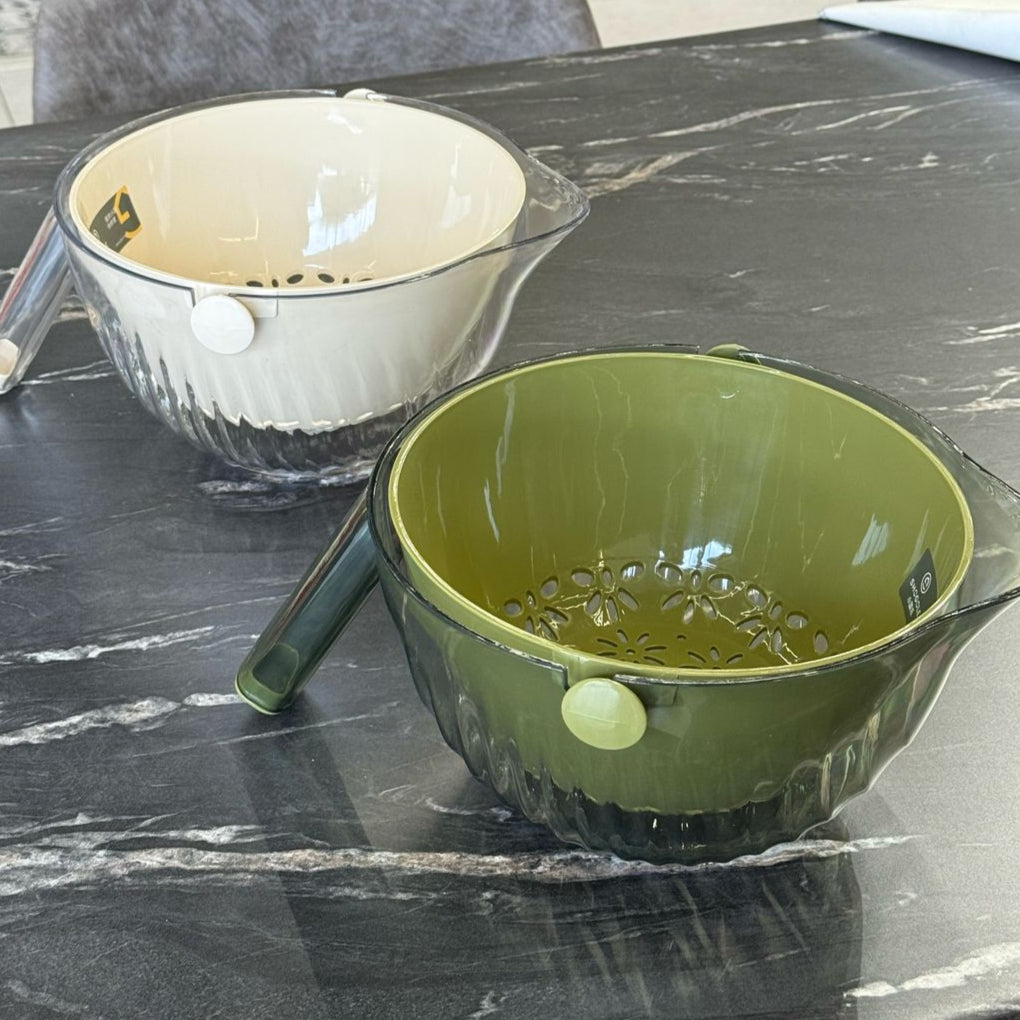 Drying Cleaning Vegetable Colander Bowl