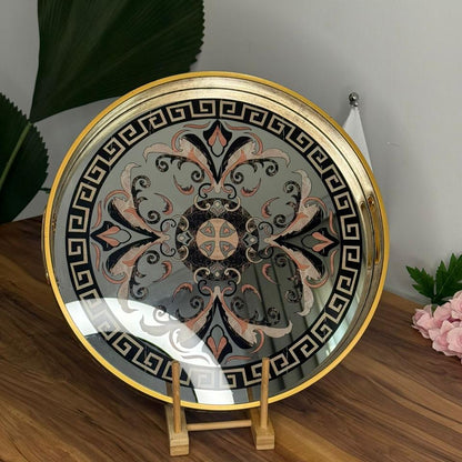 Golden Ornamental Classical Tray