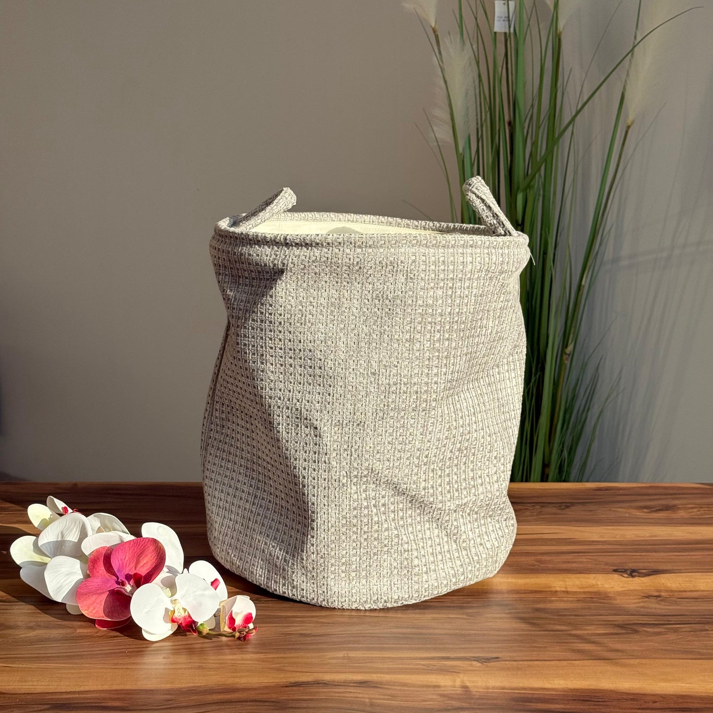 Textured Fabric Storage Baskets