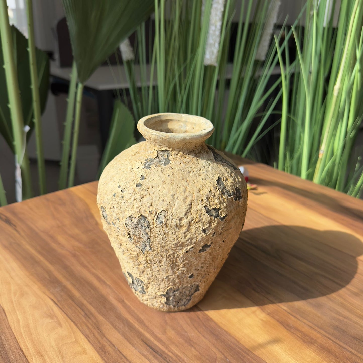Rustic Terra Duo-Aged Pottery Vases