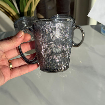 Luxury Modern Glass Tea Cups - Set Of 3