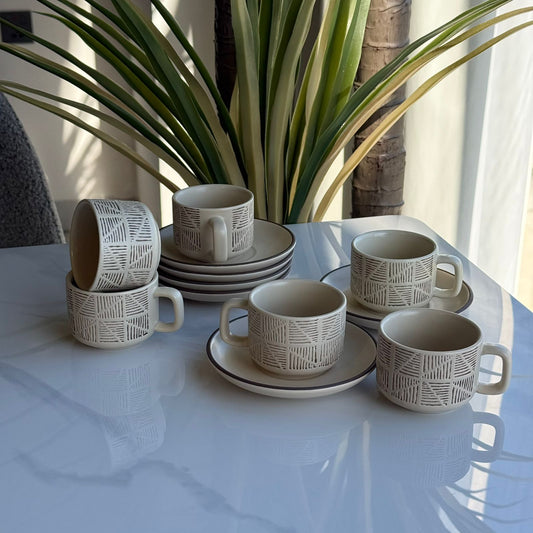 Luxury Modern Coffee Cups & Saucers Set
