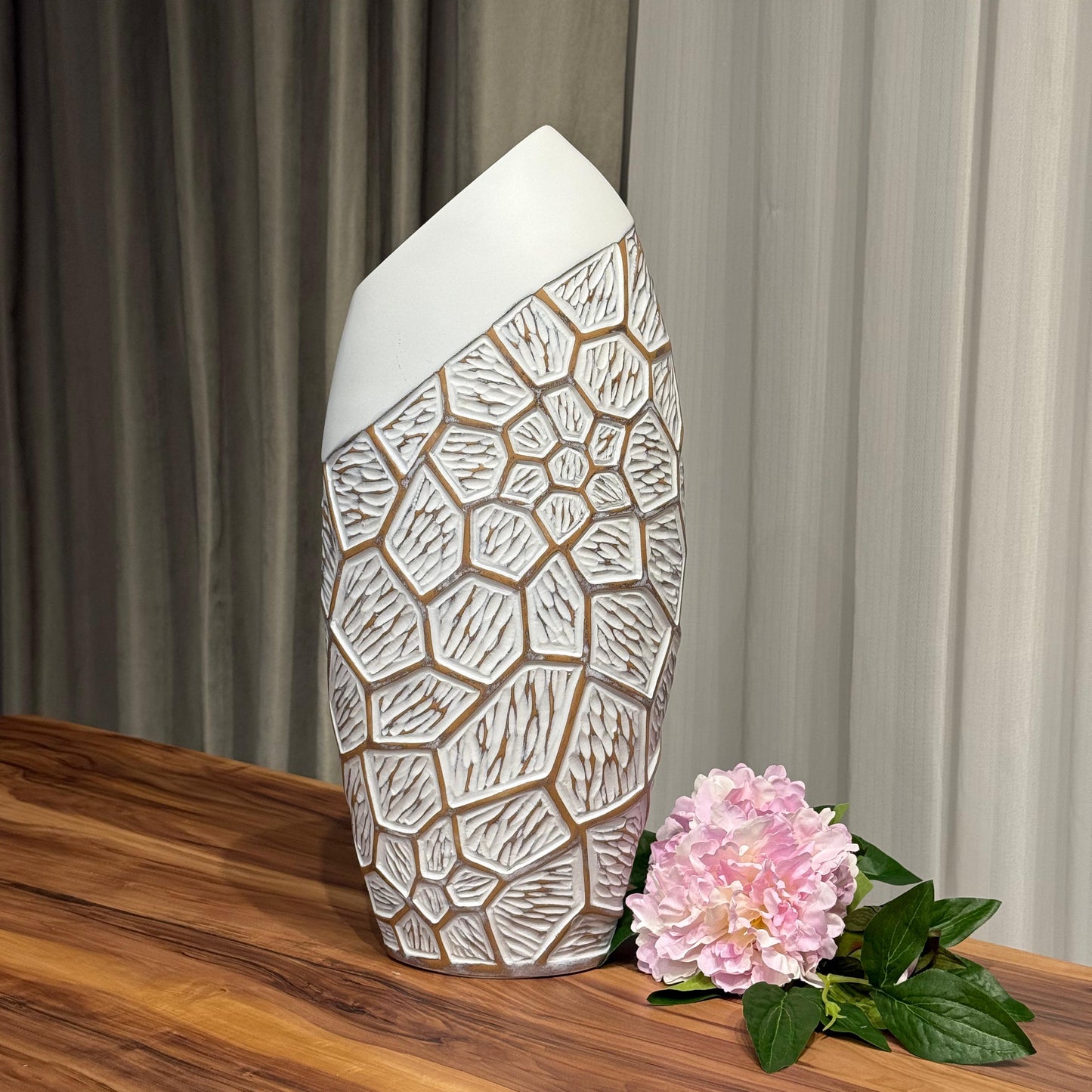 Vintage Luxe Ceramic Vase