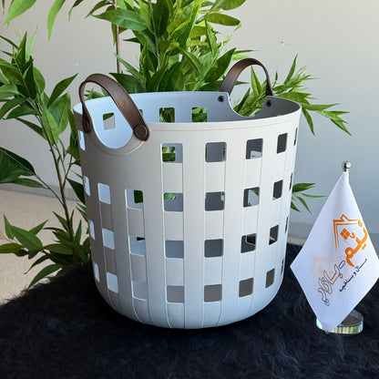 Multi-Purpose Round Storage Baskets With Handles