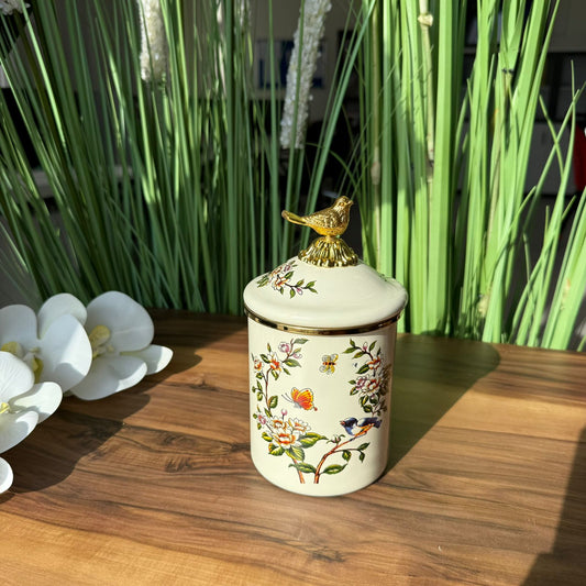 Botanic Garden Bird-Top Jar