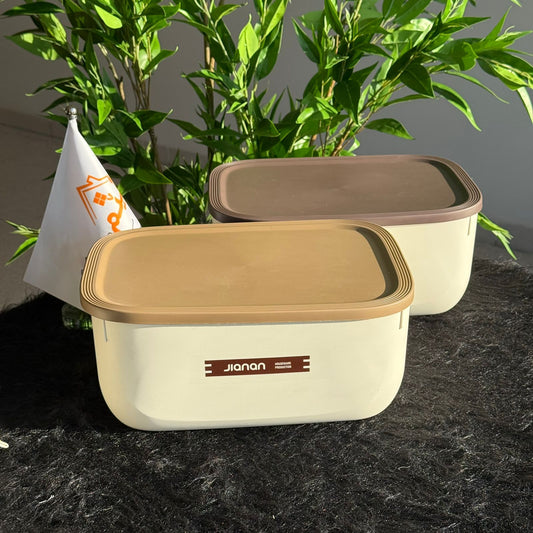 2-Sized Multi-Purpose Storage Boxes With Lid