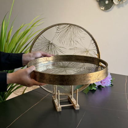 Round Luxury Serving Trays