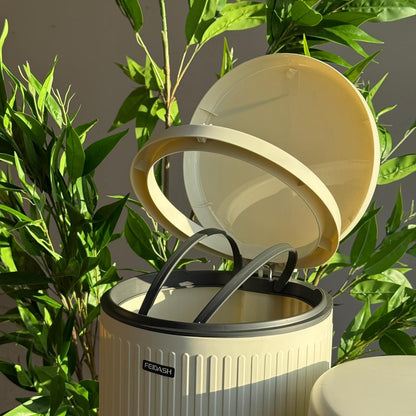 دواسة مزدوجة الحركة وصندوق قمامة ضغط – مقاسين