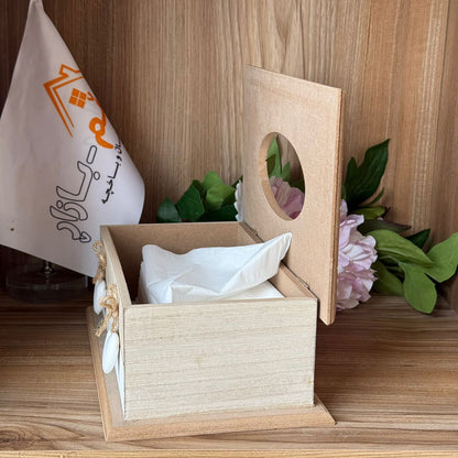 Elegant Wooden Tissue Box Cover