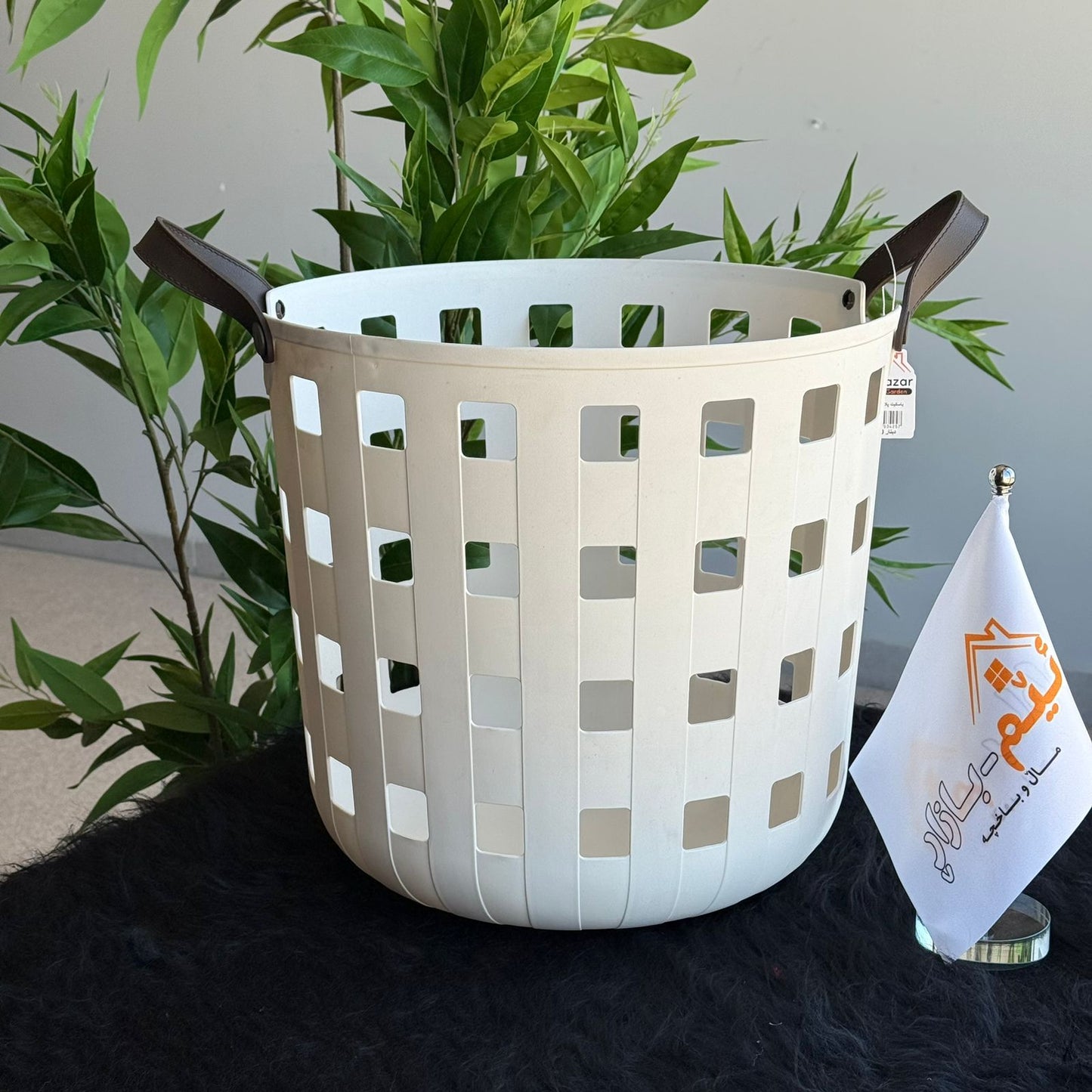 Multi-Purpose Round Storage Baskets With Handles