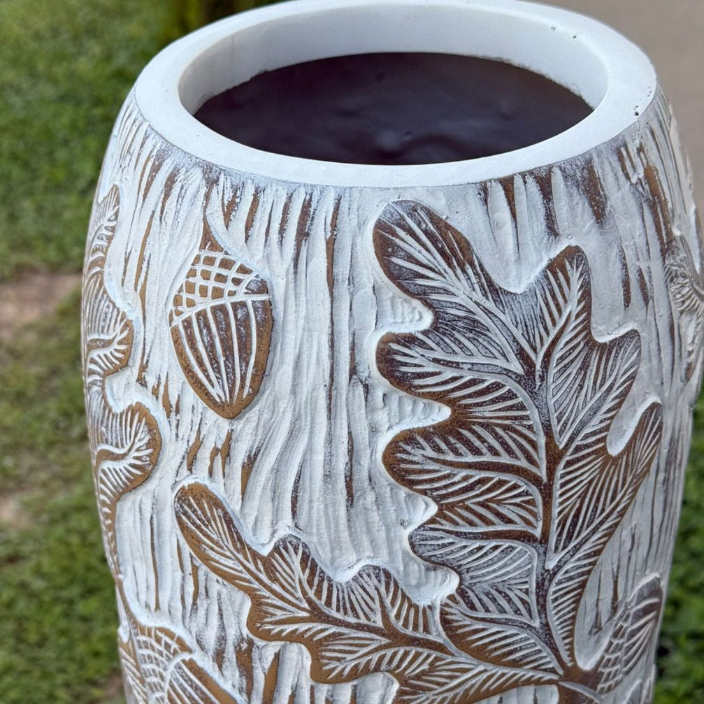 Hand Pained Decorative Ceramic Tall Vase