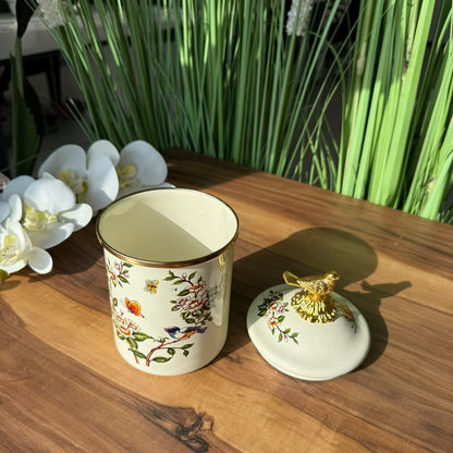 Botanic Garden Bird-Top Jar