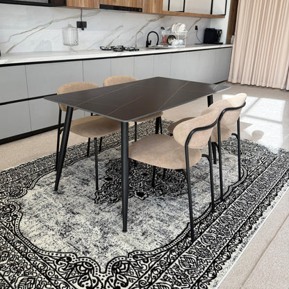 Dany Table and Luca Chairs Dining Set -Modern Dinning Set