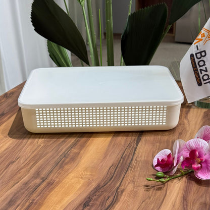 Modern Multi-Purpose Storage Basket With Cover