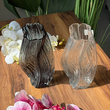 Ripple Flow Glass Vases
