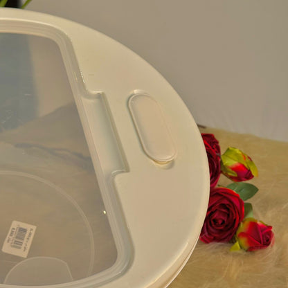 Round Plastic Food Container with Vent Lid