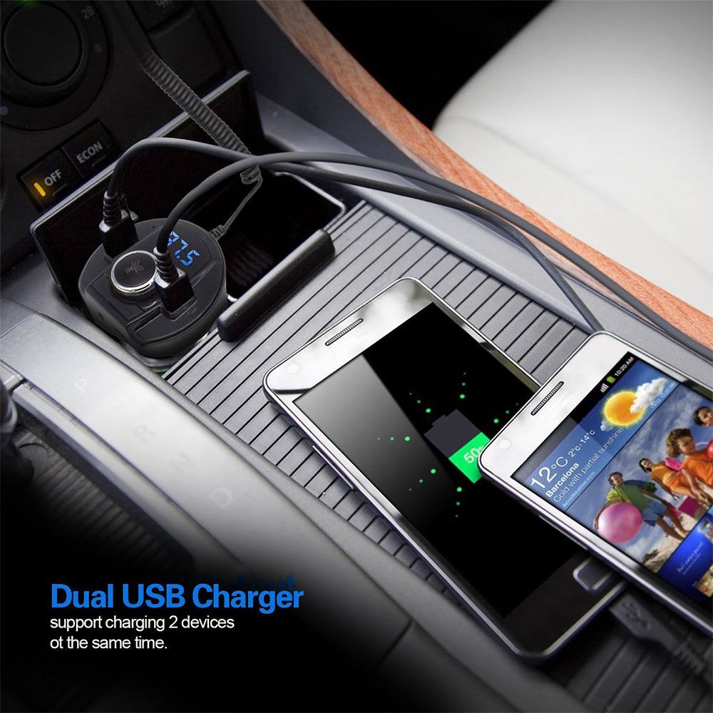 Multifunctional Cup-Shaped Car FM Transmitter