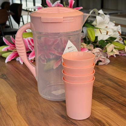 Water And Juice Plastic Pitcher Set