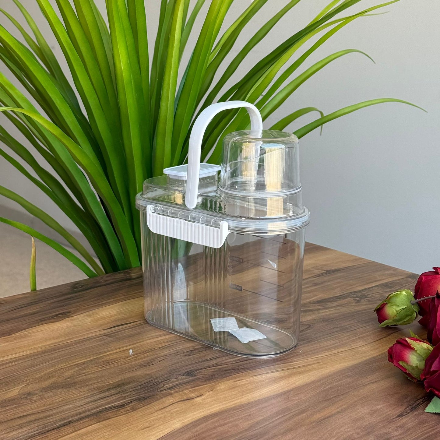 Storage Food Box With Measuring Cup