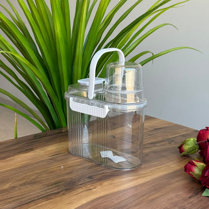 Storage Food Box With Measuring Cup