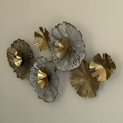 Metal Floral Wall Decoration