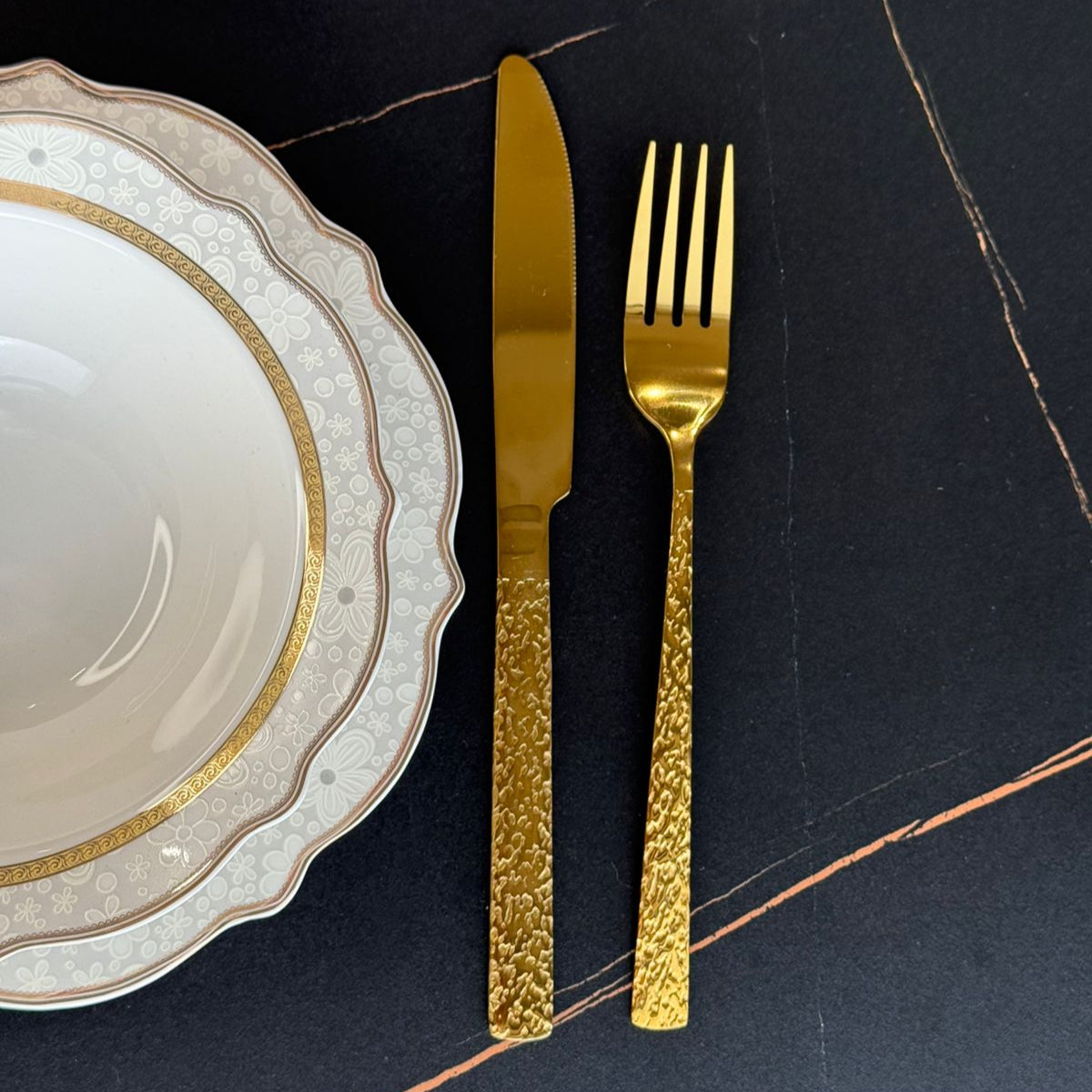 Golden Luxe Cutlery Collection