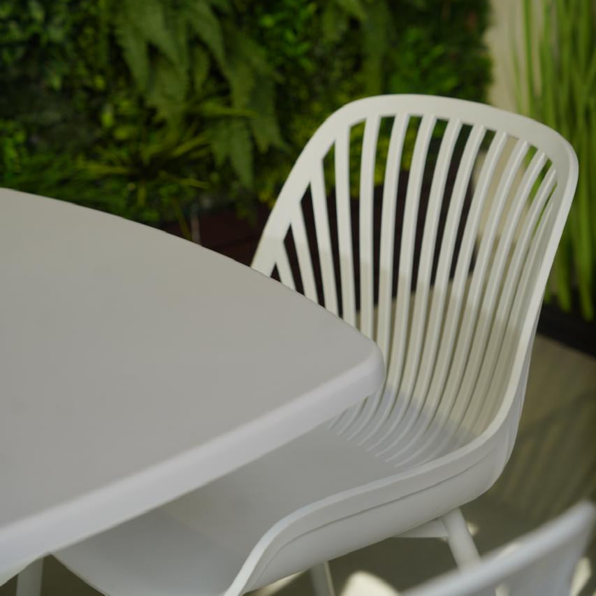 Daniela Chair & Durable Square Table Outdoor Furniture Set