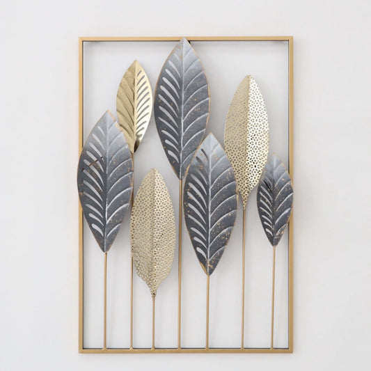 Metal Leaves Wall Decoration