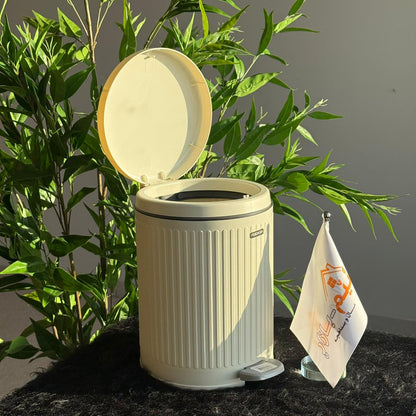 دواسة مزدوجة الحركة وصندوق قمامة ضغط – مقاسين